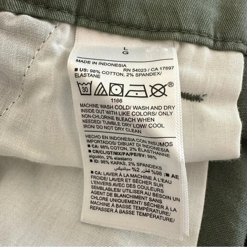 NWT Old Navy Womens Large Green Elastic Waist 7” Shorts Alpine‎ Tundra Stretch L - Picture 7 of 7